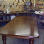 antieke eiken Engelse uitschuif tafel in eikenhout 3