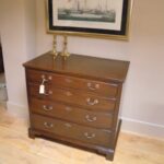 antieke eiken Georgean ladekast 1