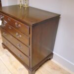 antieke eiken Georgean ladekast 2