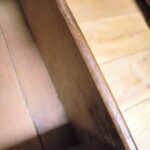 antieke eiken Georgean ladekast 3