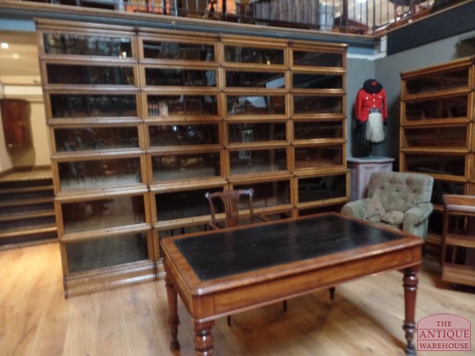 Antieke eiken Globe Wernicke 2