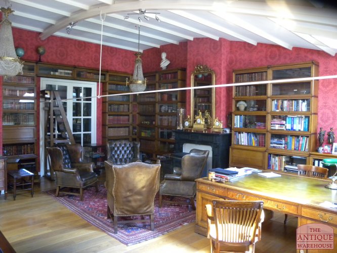 antieke eiken Globe Wernicke bibliotheek