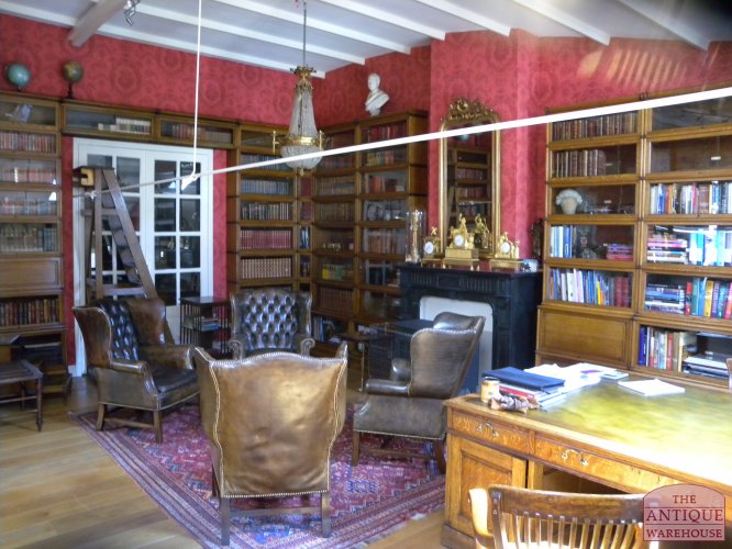 Antieke eiken Globe Wernicke bibliotheek 3