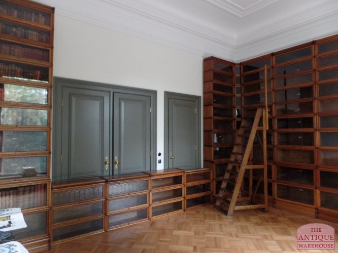 Antieke eiken Globe Wernicke bibliotheekkast 2