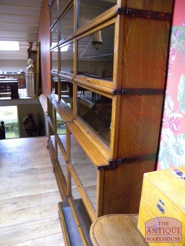 Antieke eiken Globe Wernicke boekenkast 2