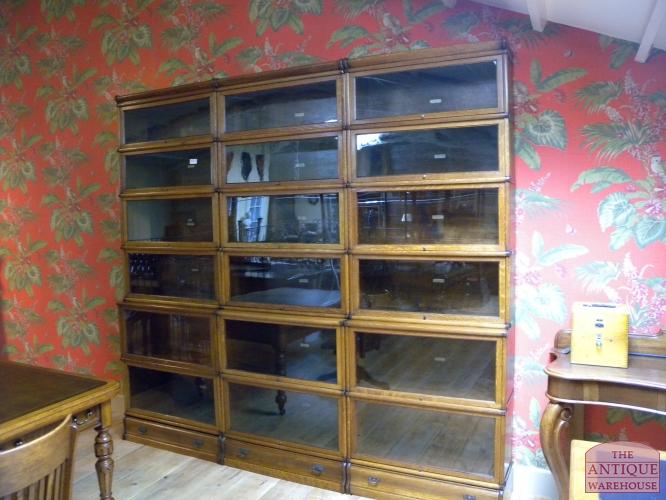 Antieke eiken Globe Wernicke boekenkast 3