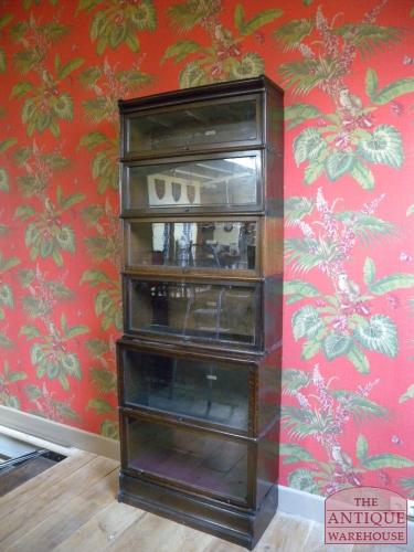 Antieke eiken Globe Wernicke boekenkast 3