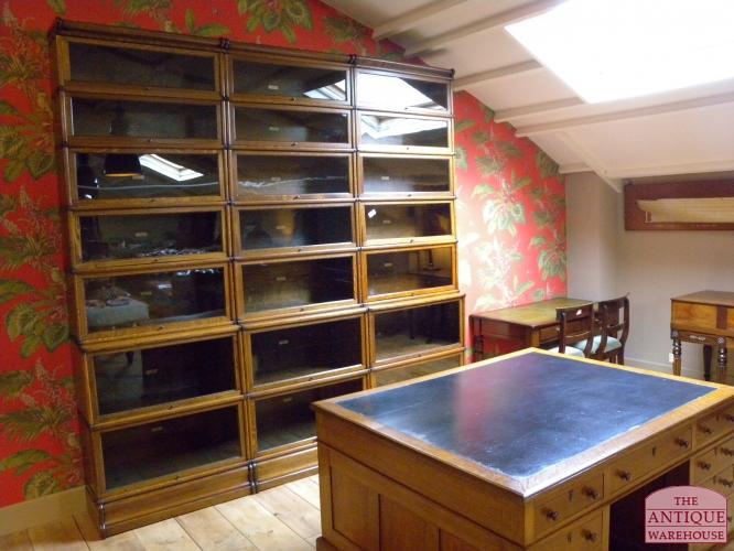 Antieke eiken Globe Wernicke boekenkast 2