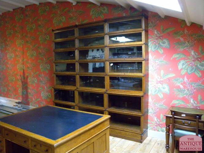 Antieke eiken Globe Wernicke boekenkast 3