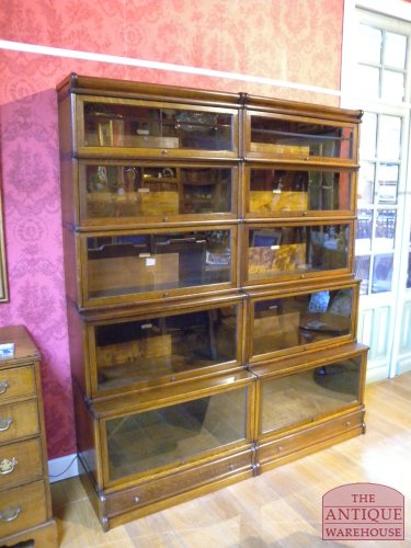 Antieke eiken Globe Wernicke boekenkast 3