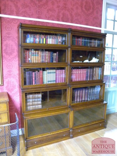 Antieke eiken Globe Wernicke boekenkast 5