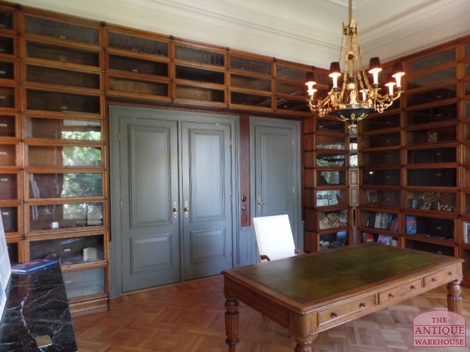 Antieke eiken Globe Wernicke boekenkast 2