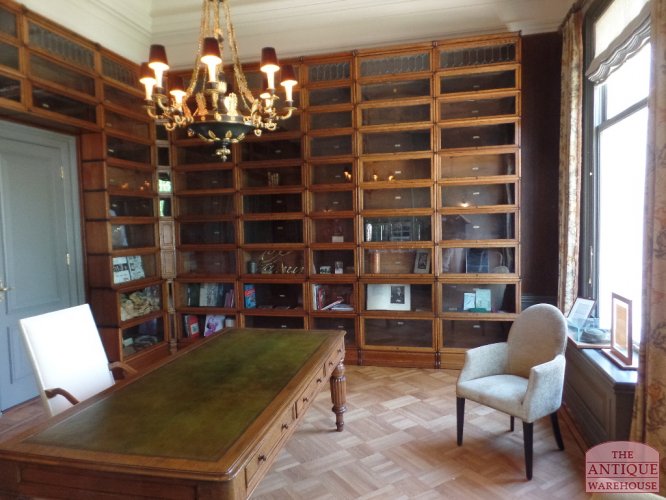 Antieke eiken Globe Wernicke boekenkast 3