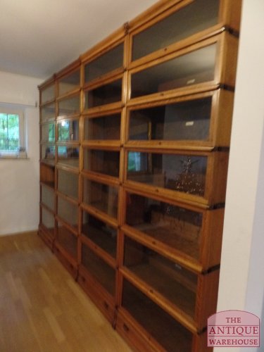 Antieke eiken Globe Wernicke boekenkast 2