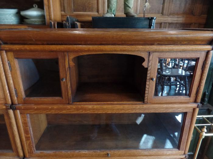 Antieke eiken Globe Wernicke boekenkast 2