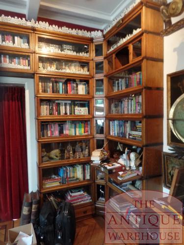 Antieke eiken Globe Wernicke boekenkast 2