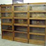 Antieke eiken Globe Wernicke boekenkast opstelling 1