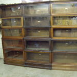 Antieke eiken Globe Wernicke boekenkast opstelling 3