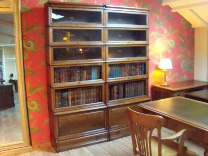 Antieke eiken Globe Wernicke boekenkast 2