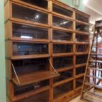 Antieke eiken Globe Wernicke opstelling 1