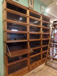 antieke eiken Globe Wernicke opstelling