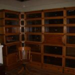 Antieke eiken Globe Wernicke opstelling 3