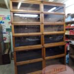 Antieke eiken Globe Wernicke stapelbare boekenkast 1