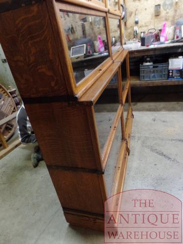 Antieke eiken Globe Wernicke stapelbare boekenkast 2