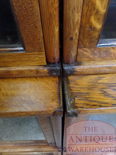 Antieke eiken Globe Wernicke stapelbare boekenkast 3