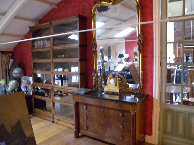 Antieke eiken Globe Wernicke stapelbare boekenkast 3