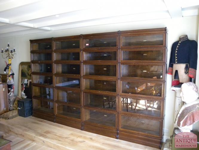 Antieke eiken Globe Wernicke stapelbare boekenkast 2