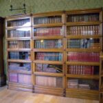 Antieke eiken Globe Wernicke stapelbare boekenkast 1