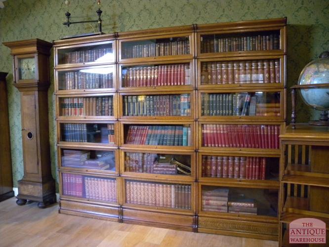 antieke eiken  Globe Wernicke stapelbare boekenkast