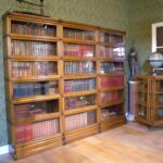 Antieke eiken Globe Wernicke stapelbare boekenkast 3