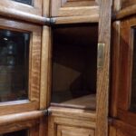 Antieke eiken hoek Globe Wernicke kast 2