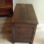 antieke eiken kist, 1726 2