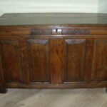 antieke eiken kist, 1726 3