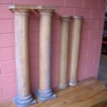 antieke eiken kolommen 1