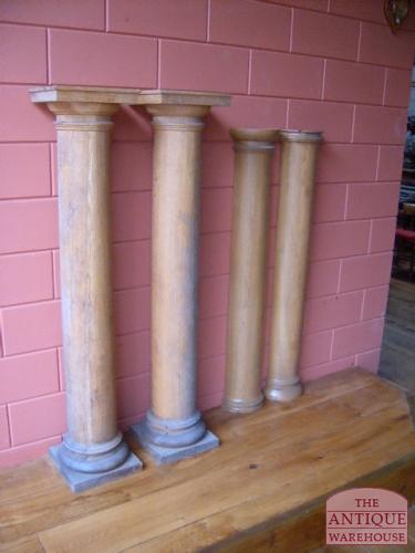 antieke eiken kolommen