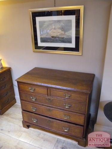 antieke eiken ladekast 3