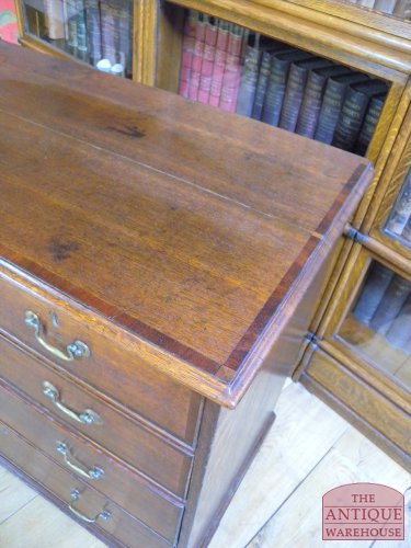 antieke eiken ladekast 4