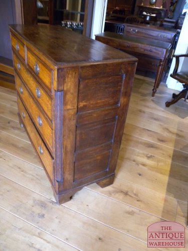 antieke eiken ladekast 2