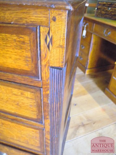 antieke eiken ladekast 3