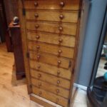 antieke eiken laden kast 2