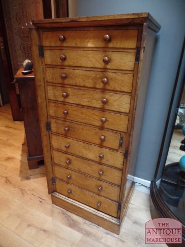 antieke eiken laden kast 2