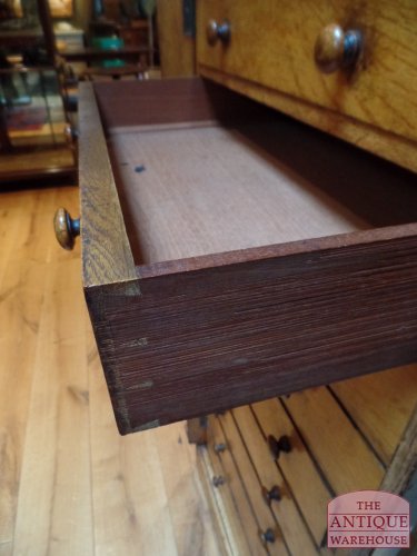 antieke eiken laden kast 3