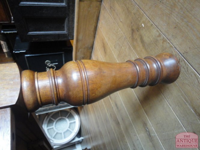 antieke eiken officiers tafel 2