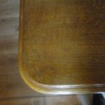 antieke eiken officiers tafel 3