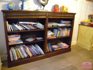 antieke eiken open boekenkast, VERKOCHT