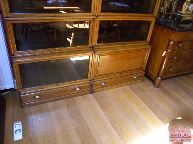 Antieke eiken originele Globe Wernicke boekenkast 2